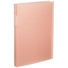 Kingjim Clear File Transparent Favorites 40 Pocket A4 Vertical Pink FV166TW-P