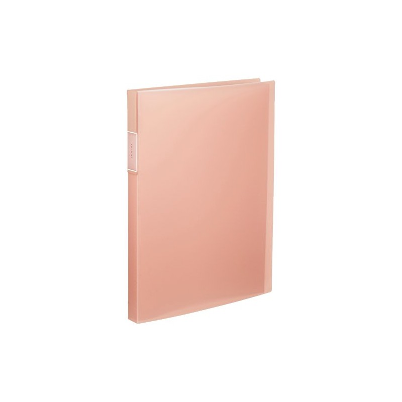 Kingjim Clear File Transparent Favorites 40 Pocket A4 Vertical Pink