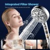 JOMOO Handheld Shower Head with Filter, 10 Spray High-Pressure Showerhead