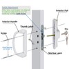 Eockatoo Sliding Glass Patio Door Handle Replacement Set with Key