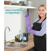Dish Soap Dispenser with Sponge Holder, Soap Dispenser for Kitchen