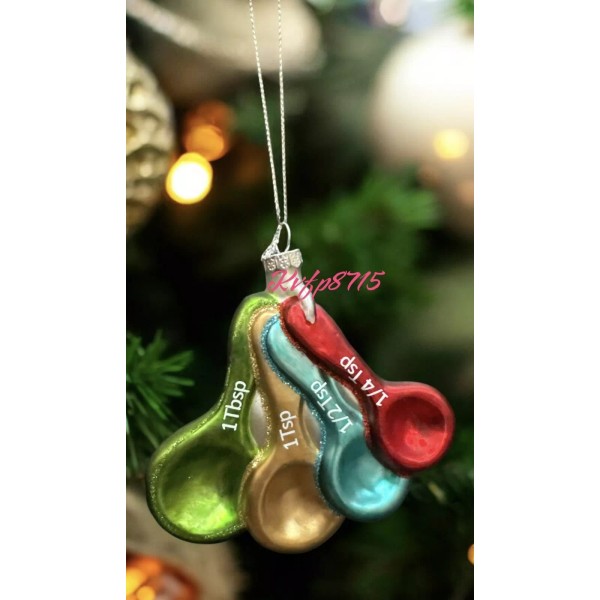 Play And Time Gingerbread Baking Sweet Bakery Ornament Measuring Spoons