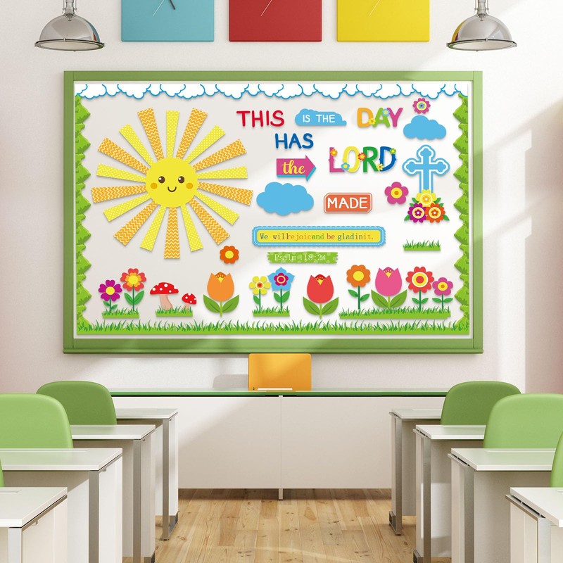 Religious Classroom Bulletin Board Decorations Set Christian Bulletin Board Set