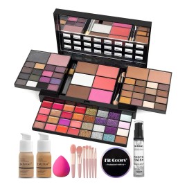 74 Colores Paleta De Maquillaje Profesional Kit Combinado