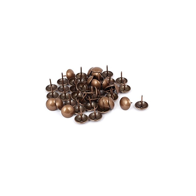 Sourcingmap 19mm x 23mm Iron Round Dome Head Upholstery Thumb