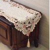 LeLehome 15 X 69 Inch Lace Table Runner, Flowers Embroidery