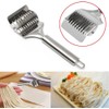 High Grade Stainless Steel Noodle Lattice Roller Dough Cutter for