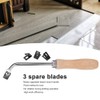 Groover Beech Wood Grooving Gouge Steel Slotted Blade Flooring Welding
