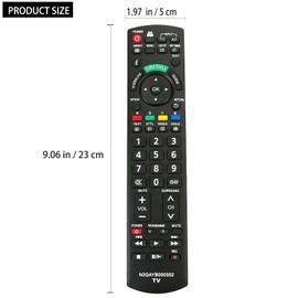 Allimity N2QAYB000352 Remote Control Replacement for Panasonic Viera LCD TV TH-L32G10A TH-L19X10AK TH-L19X10AP TH-L19X10AS TH-L26X10A TH-L32S10A TH-L32X10A TH-L37S10A TH-L42S10A TH-P42G10A TH-P46G10A