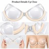 Beige Transparent Invisible Strap Bra for Women, Ultra-Fine Clear Strap