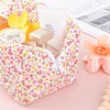Floral Makeup Bag,Floral Quilted Makeup Bag,Large Cosmetic Bag,Fashionable Travel Makeup