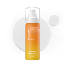 Peach Holic Whitening Moisture Soothing Facial Glow Water Glow Mist Spray Mist, 1 piece, 100ml / 피치홀릭 화이트닝 수분진정 얼굴광채 물광 안개분사 미스트, 1개, 100ml