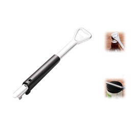 Adjustable Jar Opener for Weak Hands, Adjustable Multifunctional Stainless Steel Can Opener for Home Kitchen Gadgets,Manual Lid Gripper Opener and Bottle Opener Tool