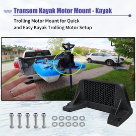 XQK Kayak Motor Mount - Kayak Trolling Motor Mount for Quick and Easy Kayak Trolling Motor Setup - Compatible with Catch Kayak Serie