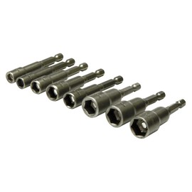 Rolson 30412 8pc Magnetic Nut Driver Set