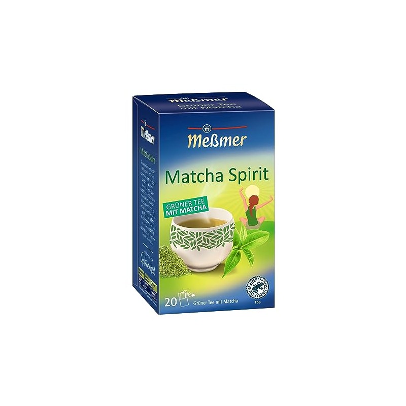 Meßmer MATCHA SPIRIT | Grüner Tee mit Matcha | 20