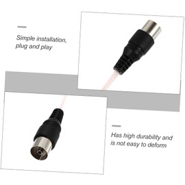 Gatuida Replacement Antenna Cable Wire Antenna 75 Ohm Plug 2m Long for Improved Reception