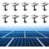Anbte 10pcs Solar Panels Centre Clamps 30mm, Aluminium Solar Panel