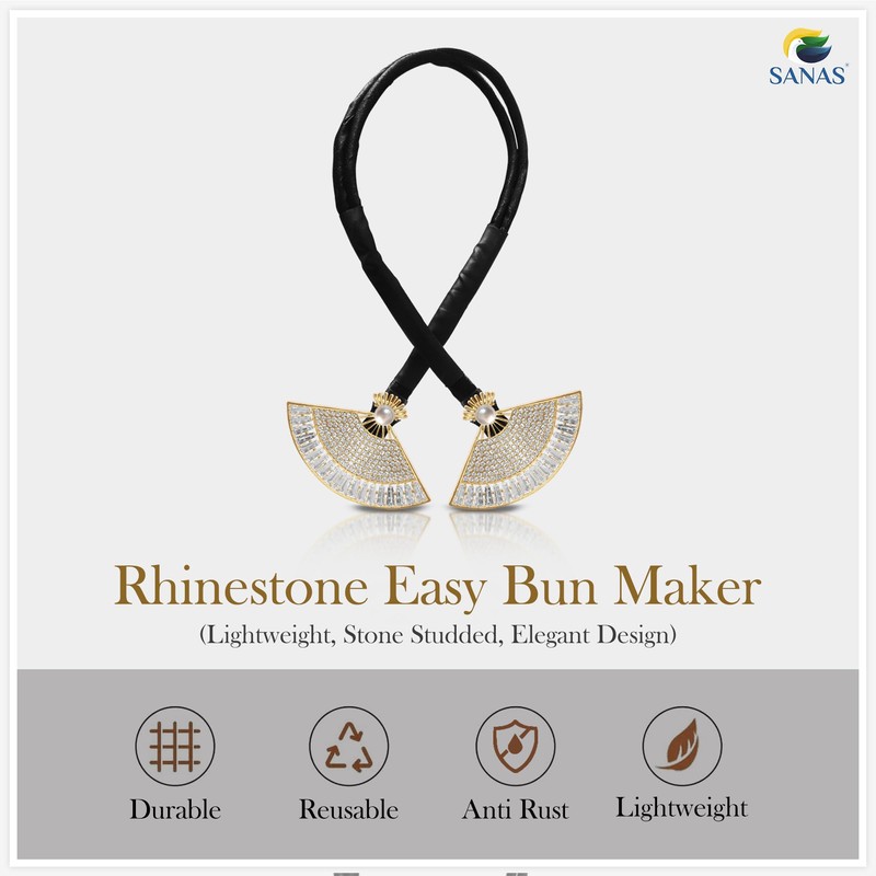 Sanas hair accessories for women 1pc wedding hair bun accessories