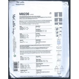 McCall's NEW/UNCUT McCall's M8236 Fruit & Veggie Bags, Mop Pad, Filters, Bin & Bag (OSZ)