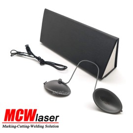 MCWlaser 2PCS Laser Protection Patient Eye-patch 190-14000nm Stainless Steel Eye Shield For IPL Laser Treatment Laser Hair and Tattoo Romoval Beauty Medical Clinic Light Protection UV IR Eyewear EP-30
