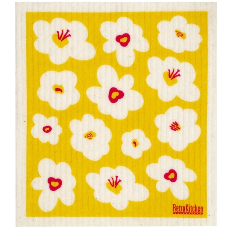RetroKitchen Swedish Dish Sponge Cloth 5 Pack Bundle - Fruits