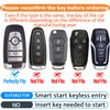 Sindeda Funda para llavero Ford con llavero de TPU suave