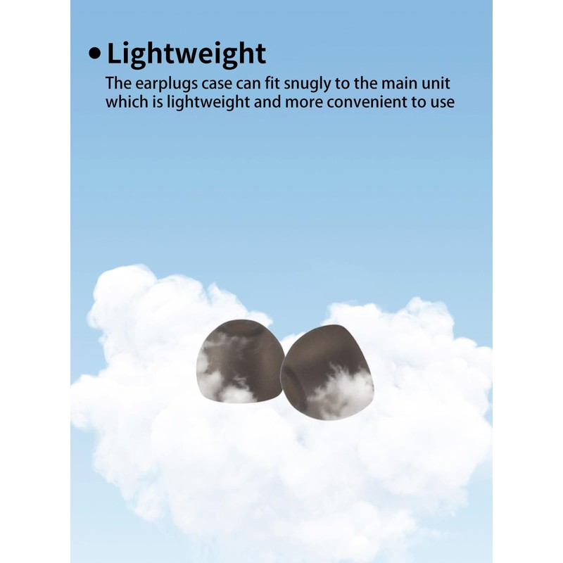 Replacement Ear Tips Compatible with Sony WF-1000XM5 Earbuds,UYRUREL Lightweight Earplugs,