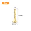 QUARKZMAN Wood Screws M2 x 12 mm Slotted Round Head