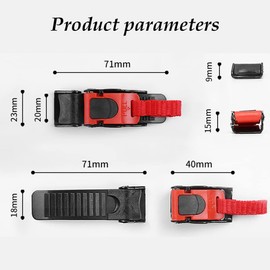 Motorcycle helmet release buckles, helmet buckle, helmet buckle, to keep the helmet stable and fix the helmet chin strap when motorcycle or cycling, 2 pieces