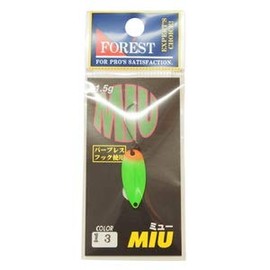 Forest (Forest) Lure Miu (Mu) 1.5 G No. 13 Spoon