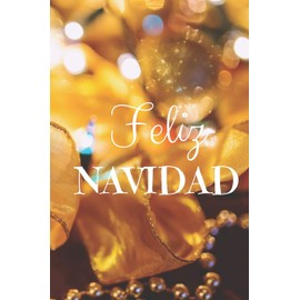 Feliz Navidad: Para Regalo Familiar Diario, Cuaderno, diario, De Escritura, 6 "x9" Páginas Alineadas, 120 Páginas