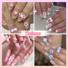 3D Nail Charms Flower Nail Charms, Mix Bow Flowers Butterfly