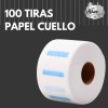 The Shave Factory Dispensador + 100 Tiras Papel Cuello.barberia. Shave