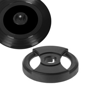 HeOTER 7 inch Vinyl Record Dome 45 Speed Adapter for Most Vinyl Record Turntables
