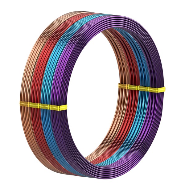 131ft/ 40m Color Aluminum Craft Wire, Thin Metal Wire for
