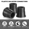 Pangda 100 Pcs Plastic Baluster Connectors for 3/4" Od Round