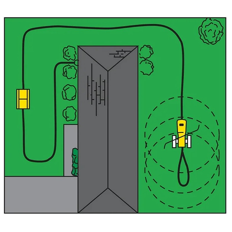 Nelson Rain Train 13,500 Square Feet Cast Iron Outdoor Lawn