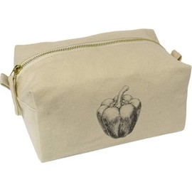 'Single Bell Pepper' Canvas Wash Bag/Makeup Case (CS00042351)