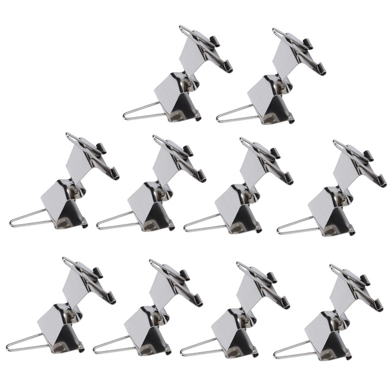 10pcs Metal Clip Stainless Steel Separation Clips Portable Stable Art