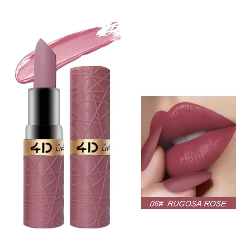Clásico Mate Labial Set Duradero Resistente Al Agua