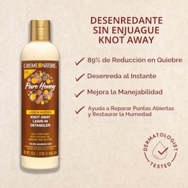 Creme of Nature Knot Away Desenredante sin enjuague, 8 oz