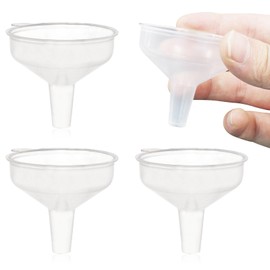 Murtenze 4-Pack Mini Funnel for Kitchen use Filling Bottles, Food Grade Water Bottle Funnel for Lab Bottles, Sand Art, Perfume, Spice, Powder, Essential Oil(2.24 Inch)