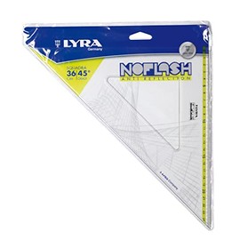 Fila LYRA Noflash Set Square 36 cm / 45° in PVC Case