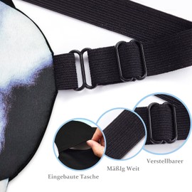 Cute Sleeping Mask Blindfold - 4 Skin-Friendly Sleep Eye Mask, Cartoon Cover Eyeshade Light Blocking with Adjustable Strap for Travel, Nap, Yoga and Sleep at Night