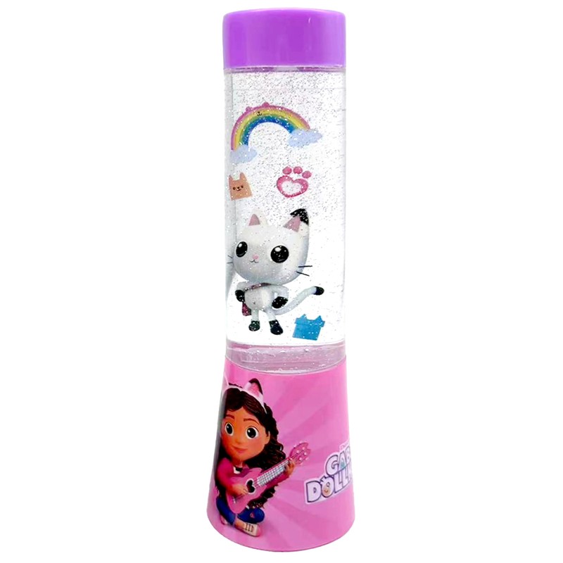 Joytoy 23889D12 Gabby s Dollhouse LED Glitter lamp, Multicoloured