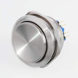 Stainless Steel Push Button Diameter 40 mm XXL Button Surface Rustproof IP67 Solid (Raised Button Surface)