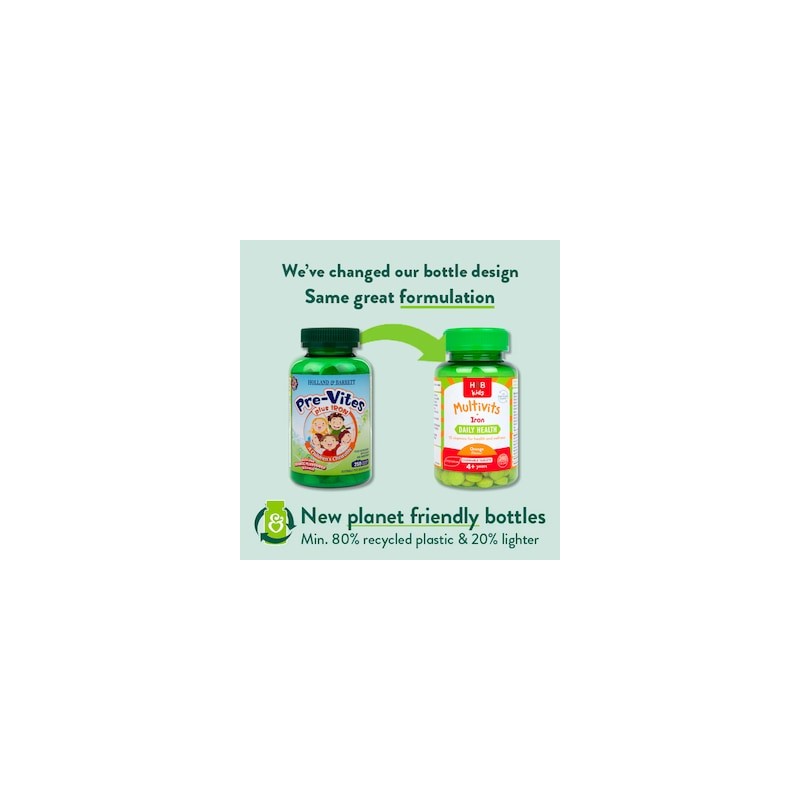 Holland and Barrett Kids Multivits & Iron 240 Tablets