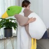 Pasrdqoyp Mallard Duck Plush,Mallard Duck Stuffed Animals, Soft Furry Duck