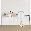Borthmiu Reinforced 120 Inch Extra Wide Retractable Baby Gates with
